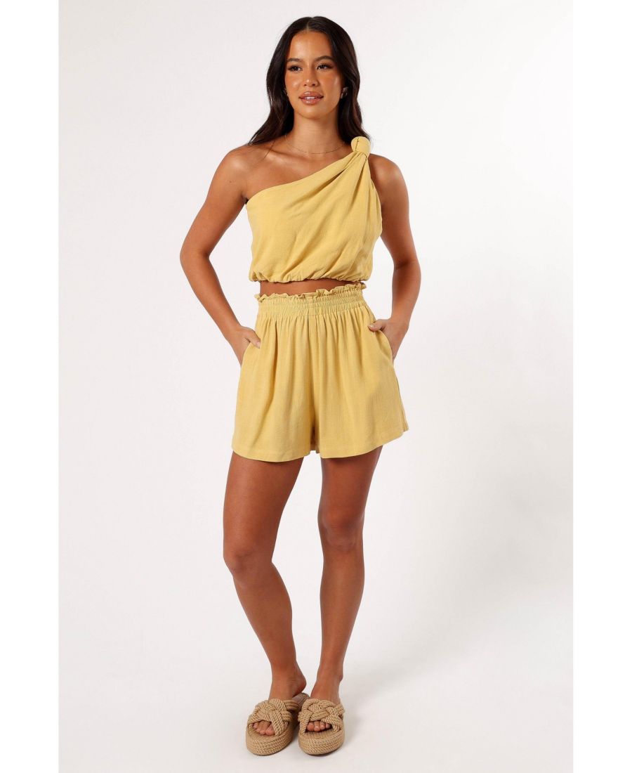 

Женский комплект Sally: топ и шорты Petal and Pup, Butter yellow