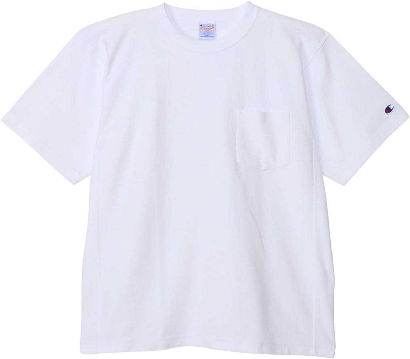 

Мужская футболка Champion C3-Z319Z REVERS WEAVE с коротким рукавом и круглым вырезом, 100% хлопок, плотность ткани 9,4 унции, технология Reverse Weave (R), короткий рукав, карман, белая