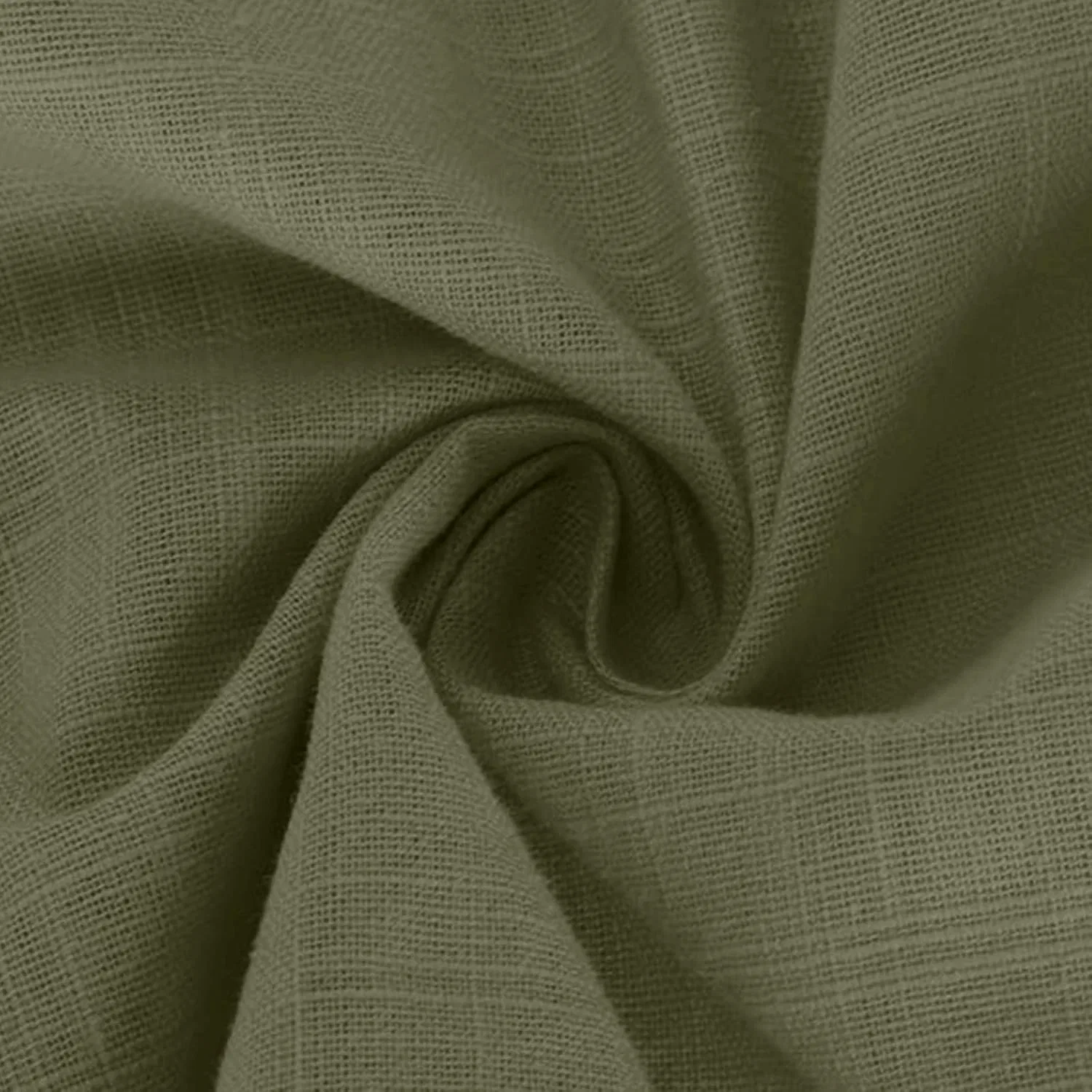 Женская худи с капюшоном на молнии Cotton Linen, зеленый — фото 2