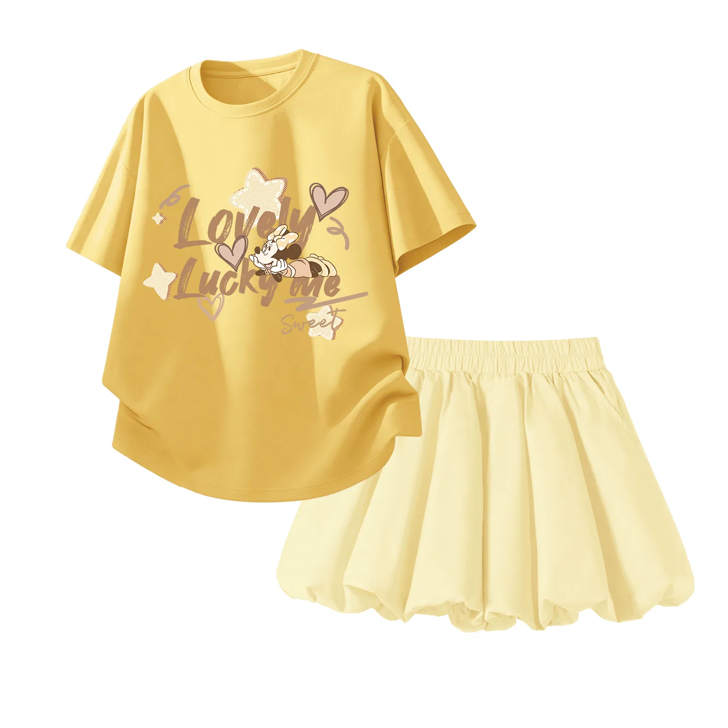 Детский спортивный костюм Disney Casual Sportswear 2 Pack, желтый