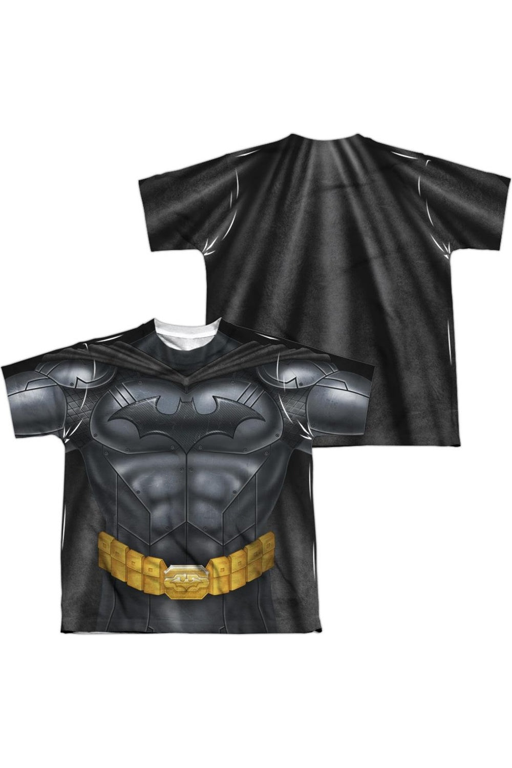 

Футболка с коротким рукавом для детей Batman с принтом спереди и сзади Gildan, белый