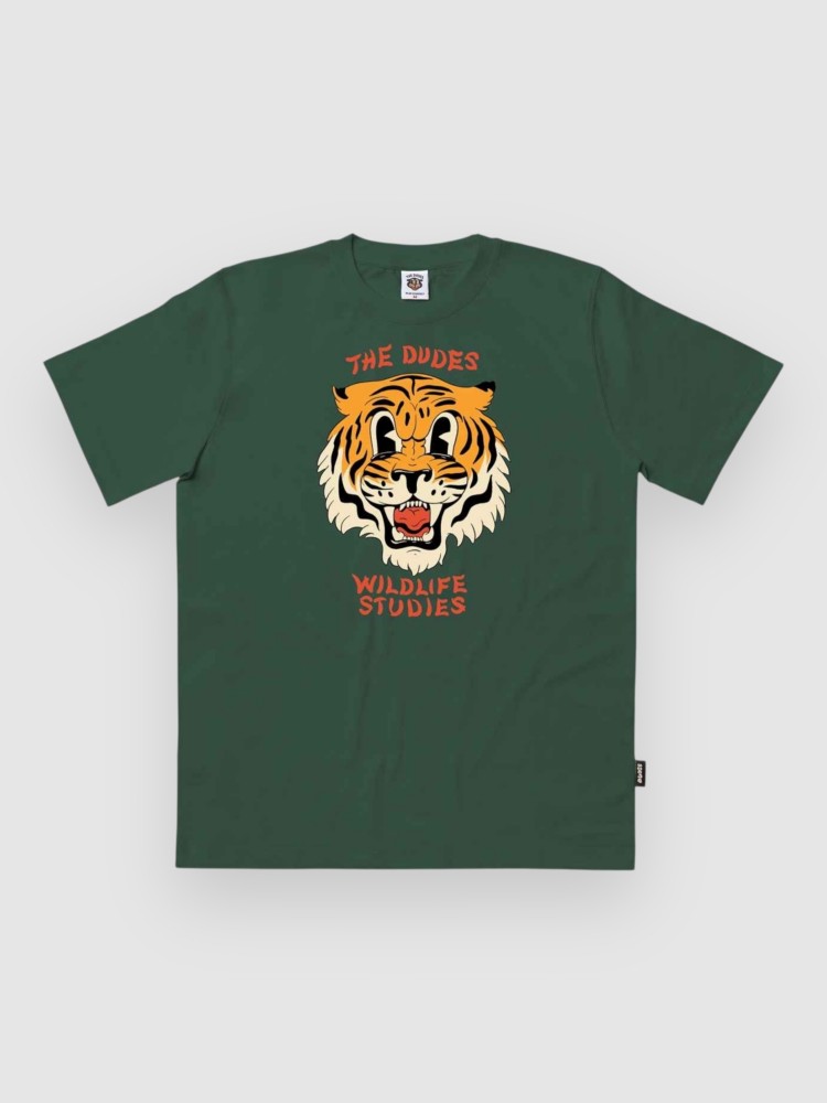 

Футболка The Dudes Wildlife Studies Classic T-Shirt, bottle green, Зеленый, Футболка The Dudes Wildlife Studies Classic T-Shirt, bottle green
