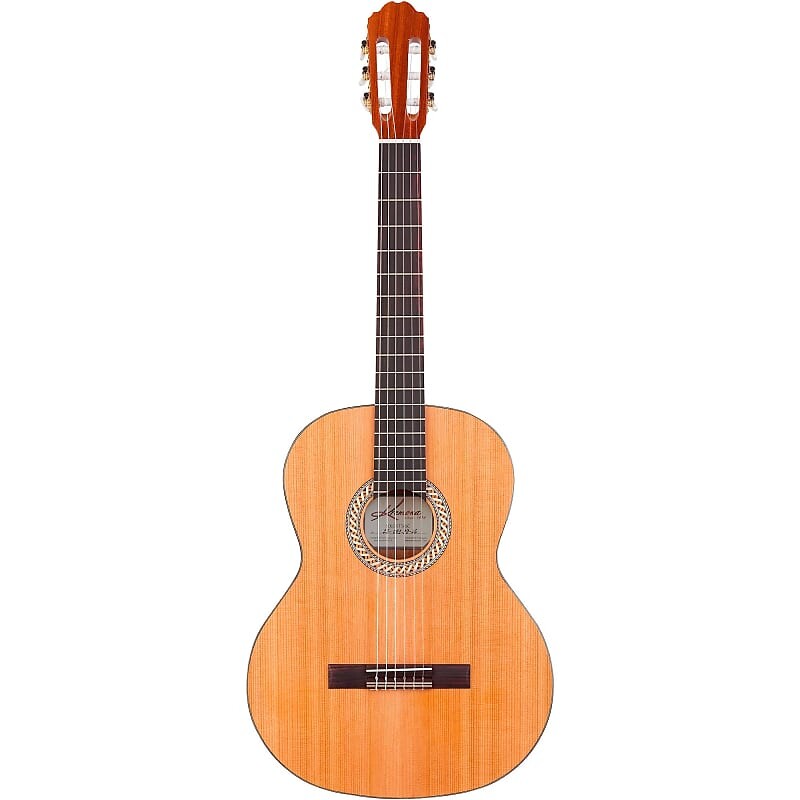 

Акустическая гитара Kremona S65 C - Classical Guitar - Solid Cedar top, Mahogany back/sides, Rosewood fretboard, Includes Kremona Deluxe gig bag