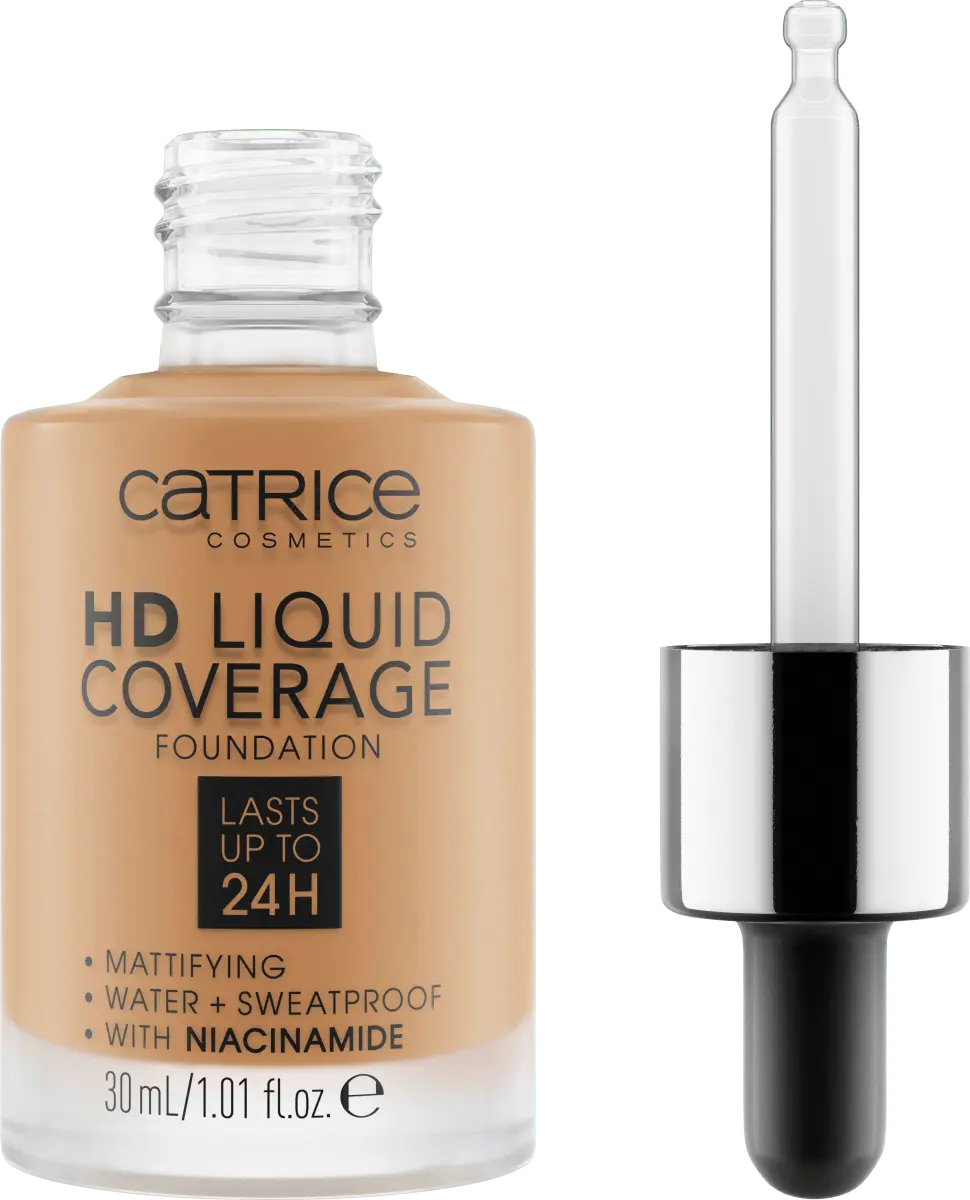 

Тональная основа Liquid HD Coverage Water 048 Desert Beige 30 мл Catrice