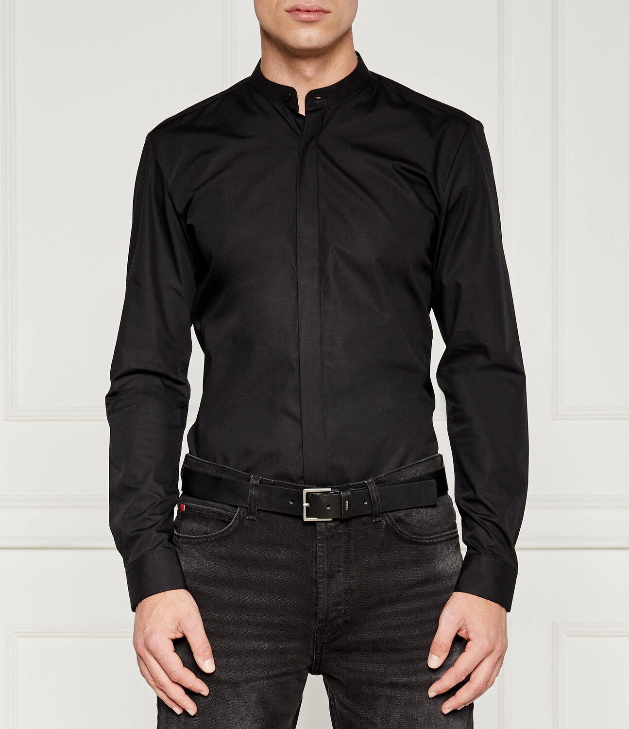 

Рубашка HUGO Kaleb Slim Fit, черный