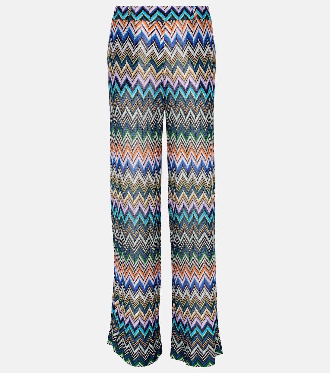 

Прямые брюки зигзагообразной формы Missoni, Multicolor With Blue Base