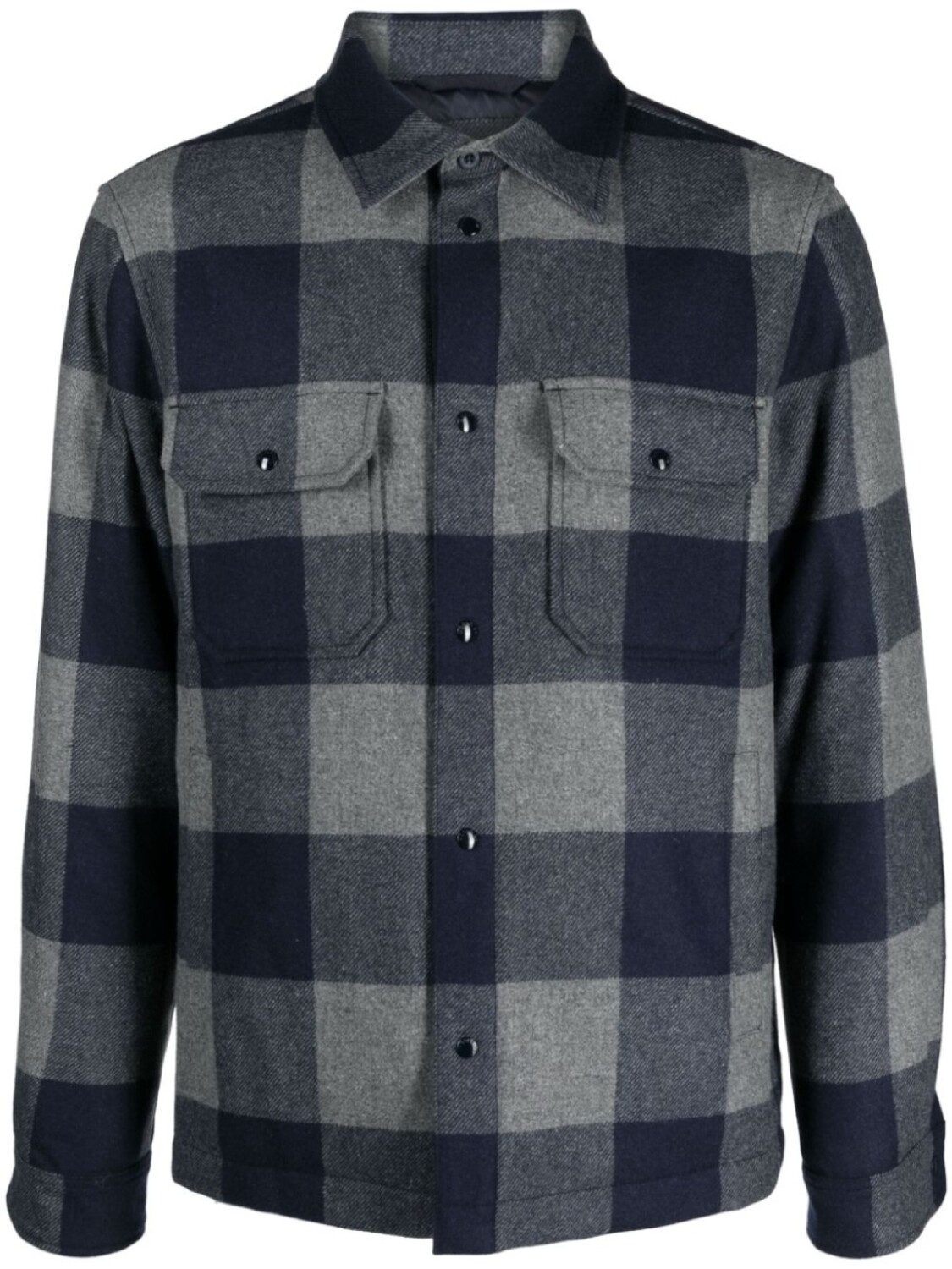 

Woolrich куртка-рубашка в клетку, синий