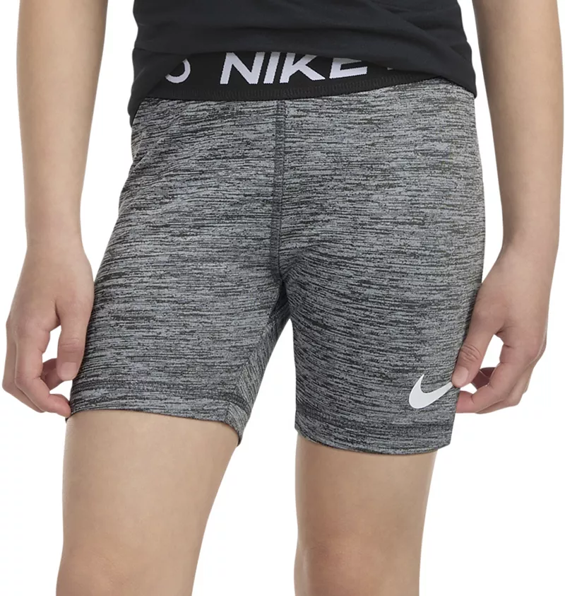 

Шорты Nike для маленьких девочек Pro, цвет Carbon Heather