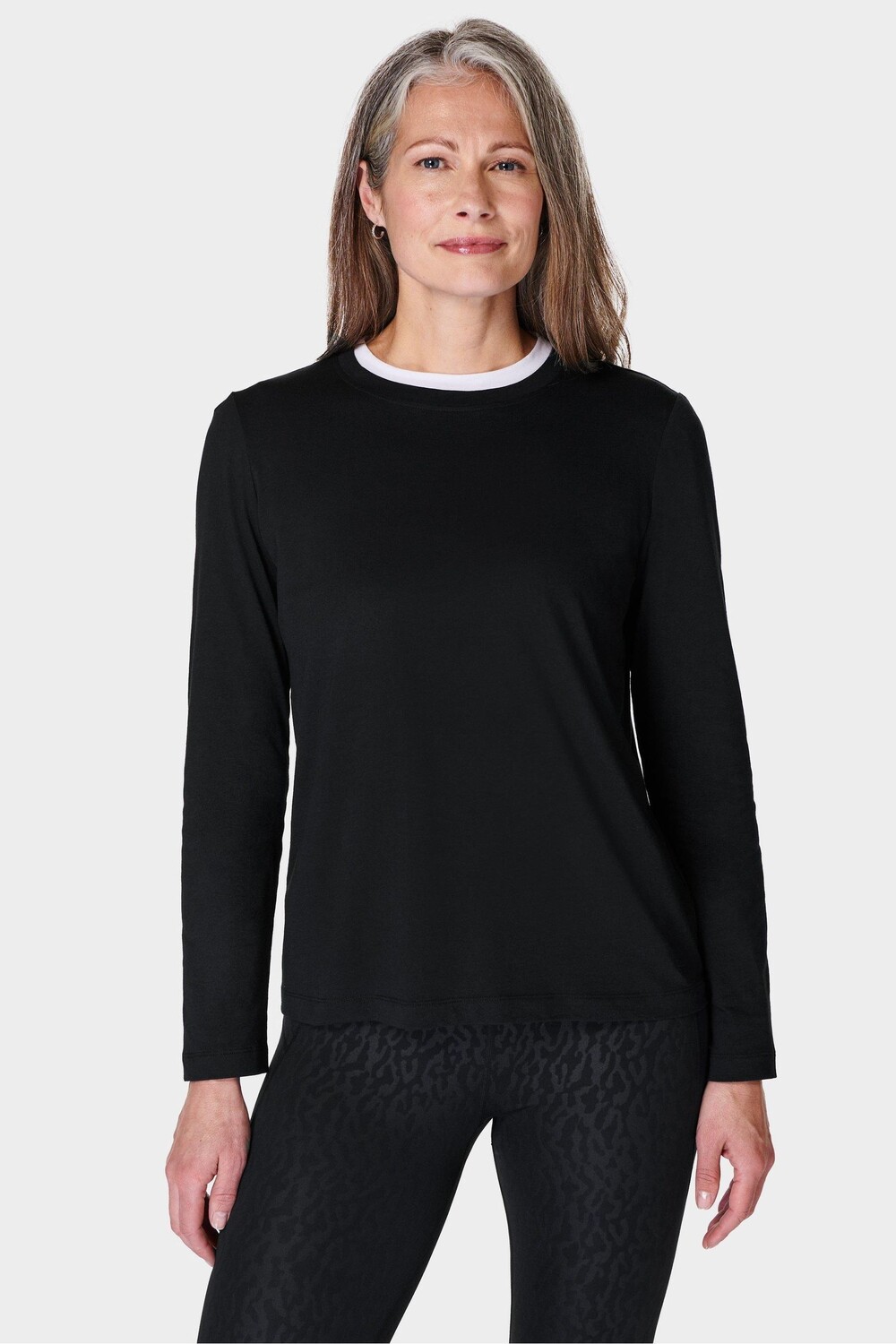 

Футболка Essential с длинным рукавом Sweaty Betty, черный