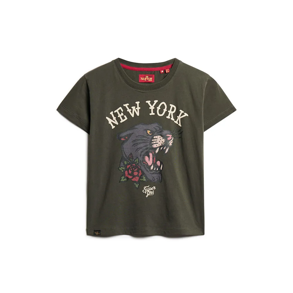 

Футболка Superdry Tatto Graphic 90´S, зеленый