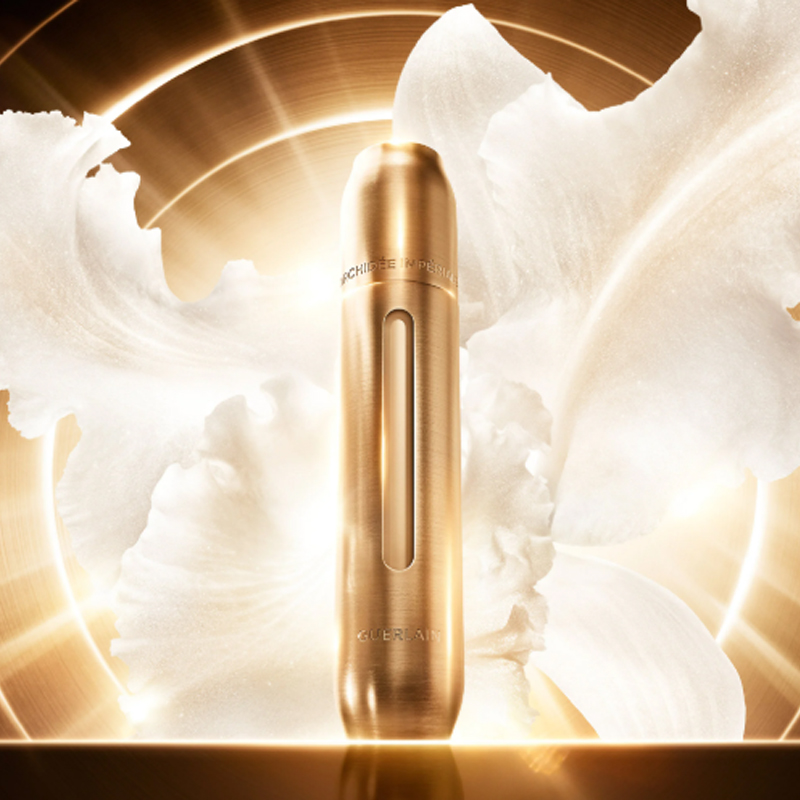 GUERLAIN Jiaolan royal orchid golden radiance box сыворотка-лосьон для упругости и увлажнения 30 мл — фото 3