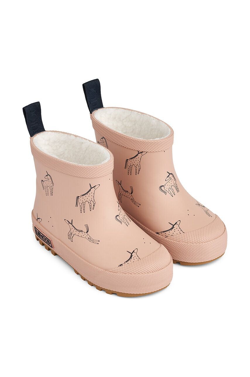

Резиновые сапоги Liewood Jesse Thermo Rainboot, розовый