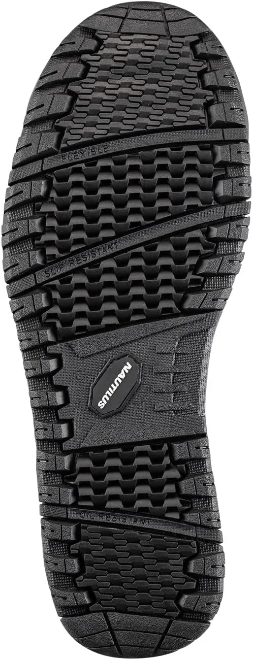 Мужские рабочие ботинки Nautilus Urban Mid Black из искусственной кожи, черный — фото 3