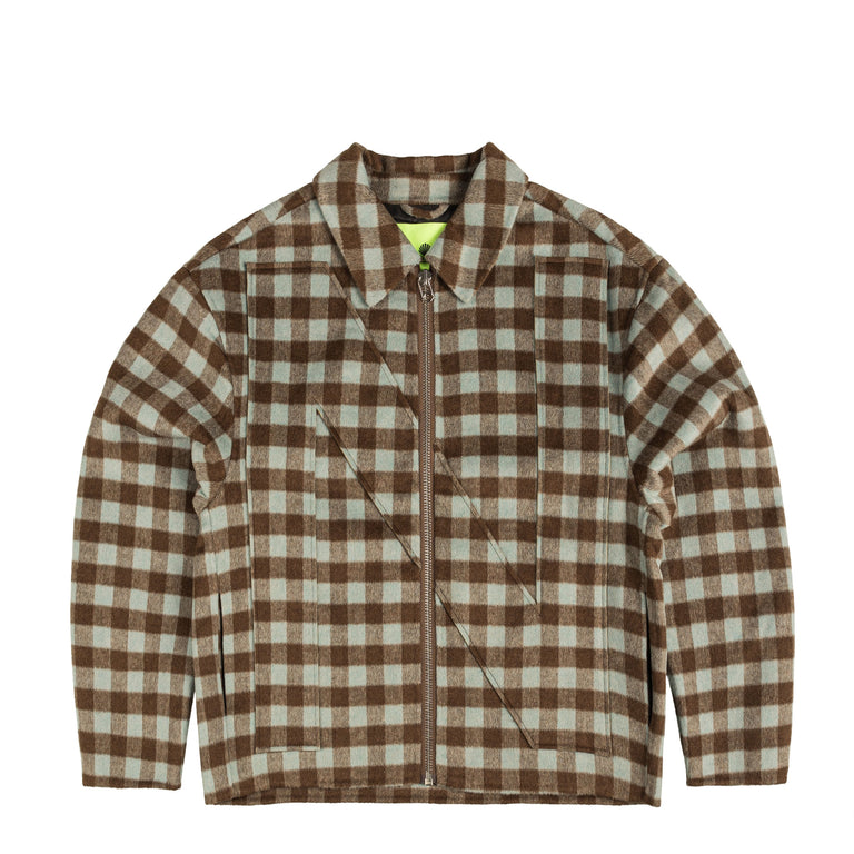 

Рубашка wool check overshirt New Amsterdam Surf Association, мультиколор