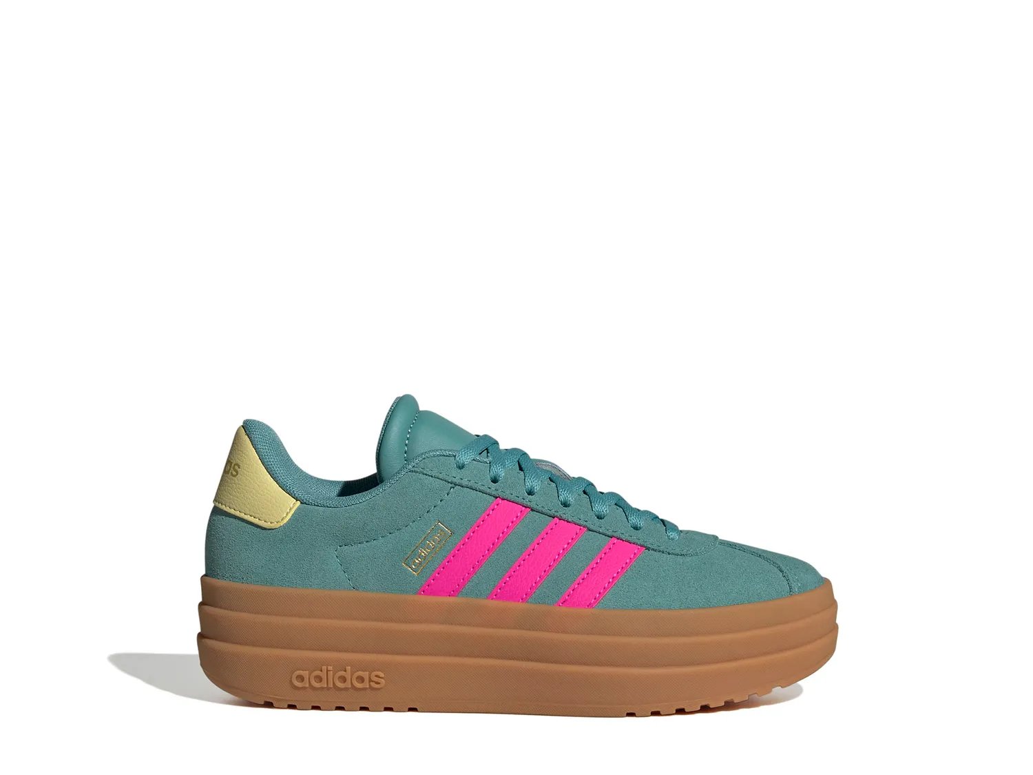 Кроссовки adidas VL Court Bold Platform Sneaker - Kids', бирюзовый/аквамарин — фото 3