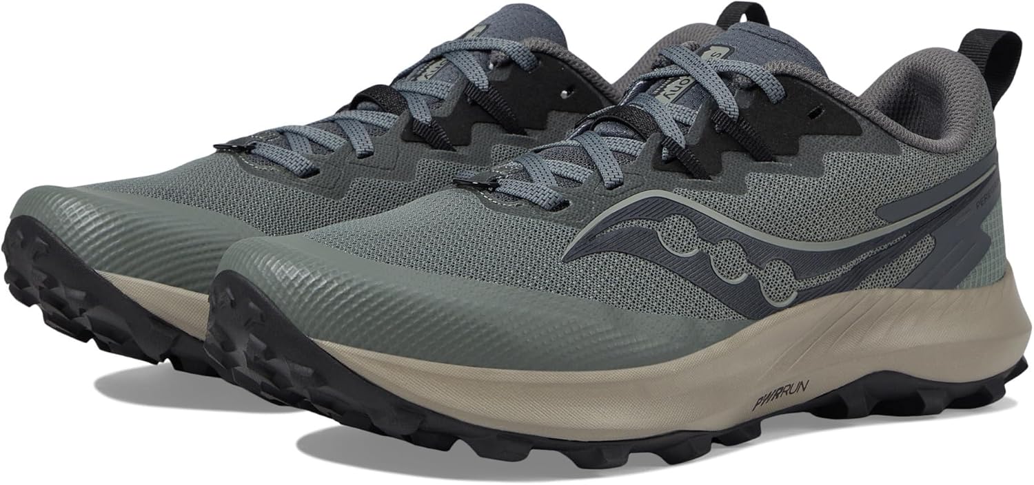 Мужские кроссовки для трейлового бега Saucony Peregrine 14, Bough/Shadow — фото 2