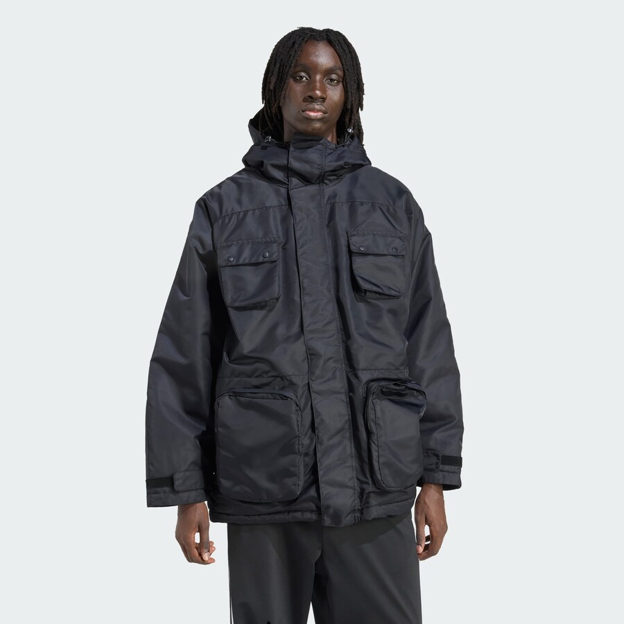 Демисезонная куртка ADIDAS ORIGINALS adidas Originals Parka CPH, Black — фото 2