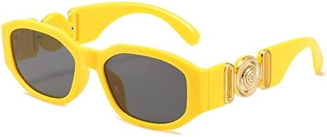 

Дизайнерские винтажные солнцезащитные очки маленького прямоугольного размера для женщин и мужчин, ретро-стиль, линзы с градиентной огранкой, женские солнцезащитные очки UV400 MTZJH, C6