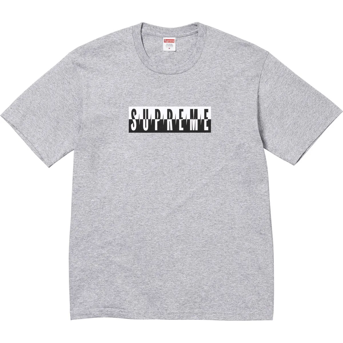 Футболка с разрезом Supreme, серый