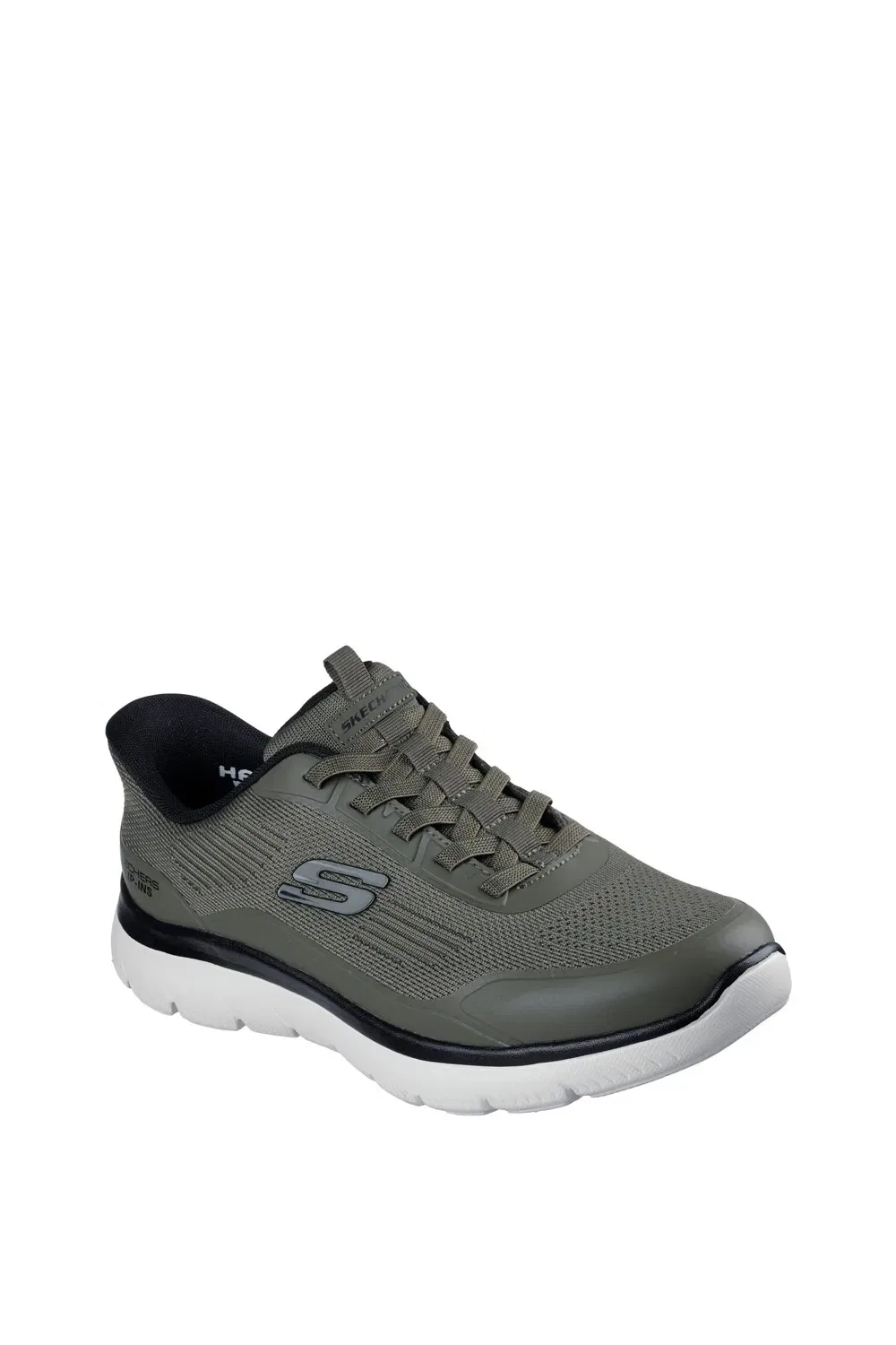 Кроссовки Skechers Hands Free Slip-ins Summits Leyter, оливковый