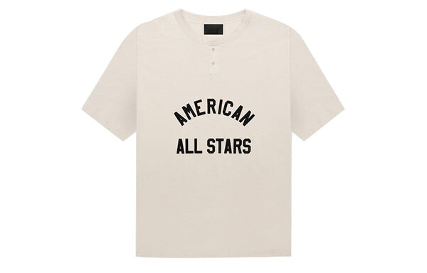 Футболка all star henley tee 'cream heather' Fear Of God, бежевый — фото 2