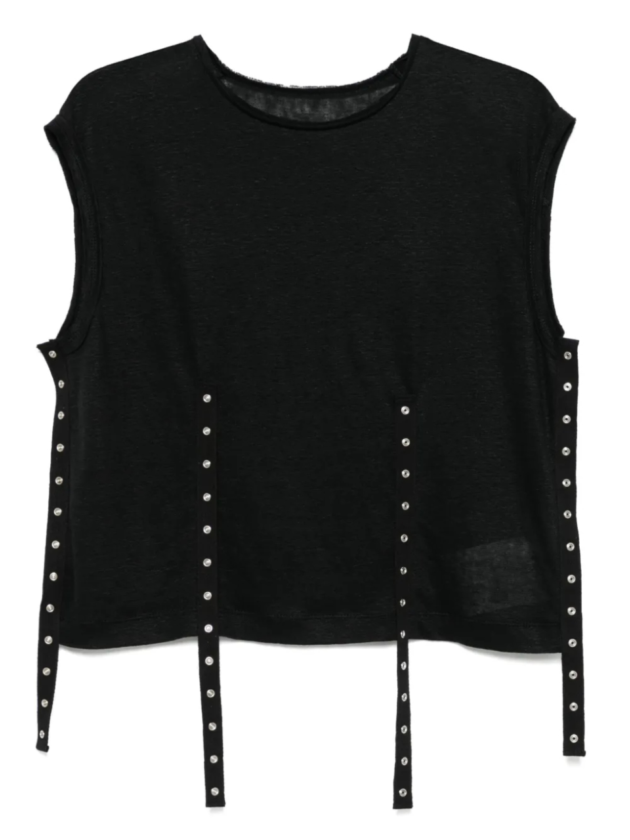 

RXQUETTE топ Snap Linen, черный