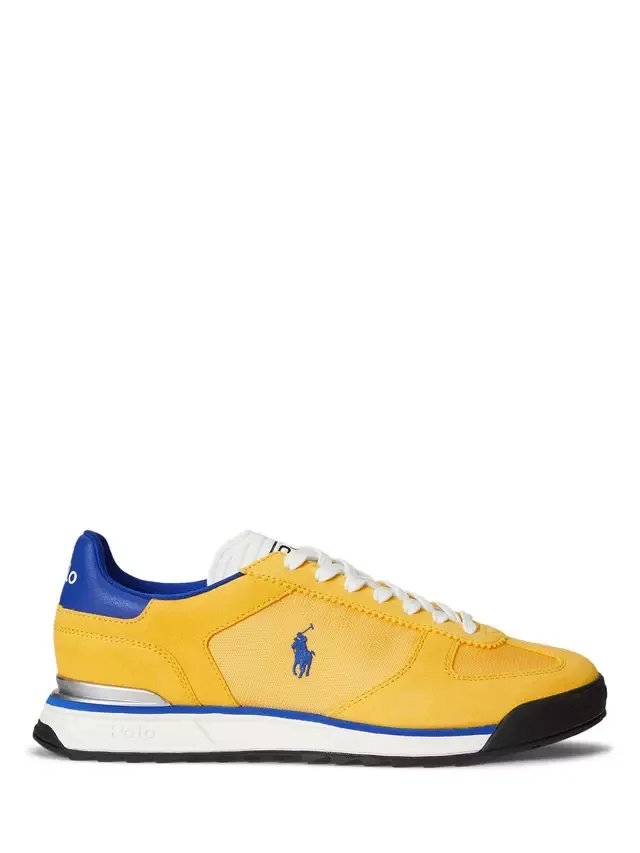Кроссовки Polo Varick на шнуровке Ralph Lauren, Gold Royal Blue