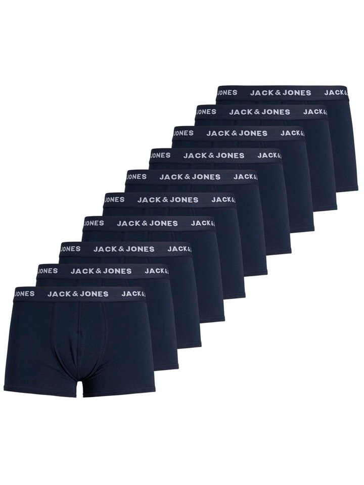 

Трусы боксеры Jack & Jones Boxershort 10er Pack, темно-синий