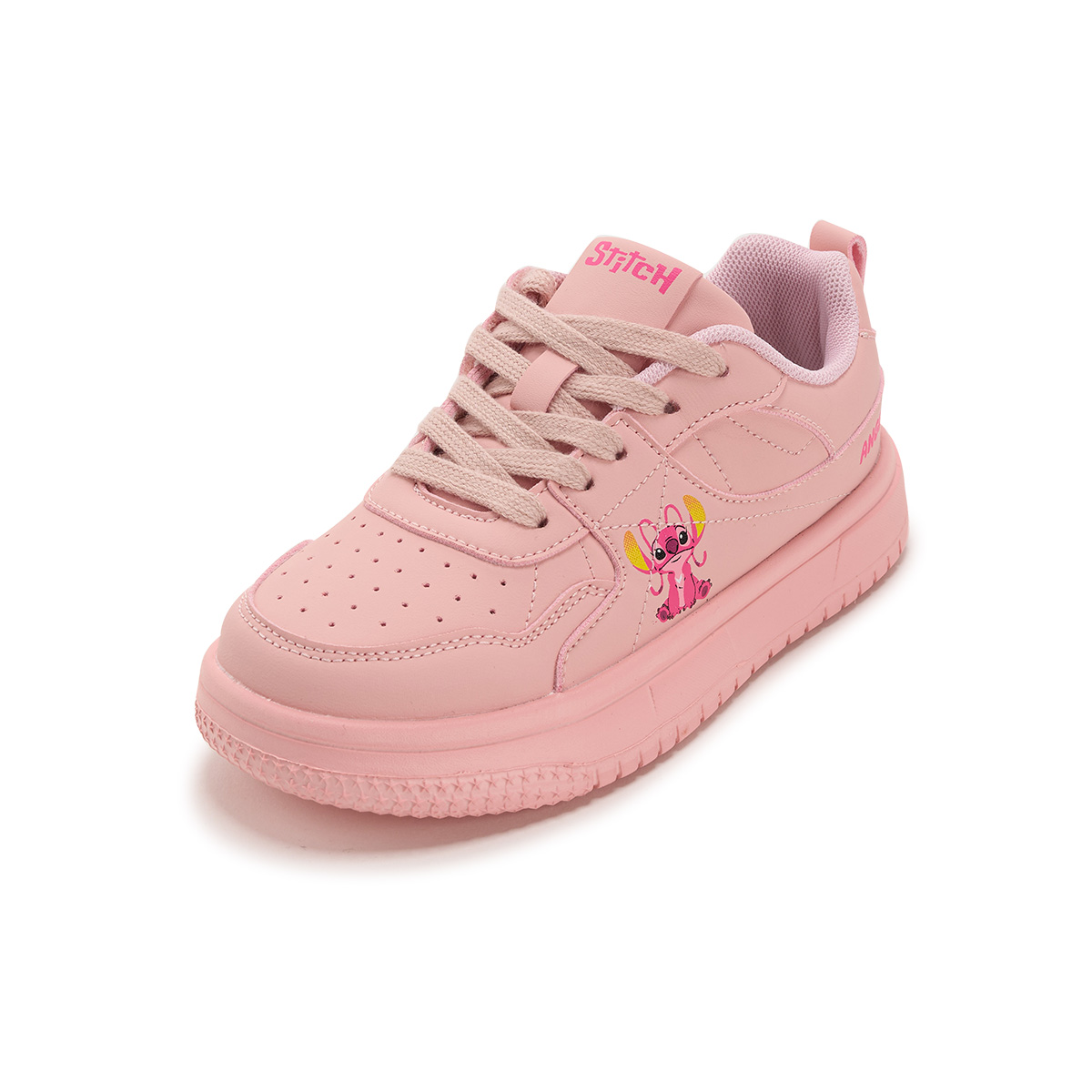 

Stitch Series нескользящая, устойчивая к истиранию, легкая с амортизацией низкая детская обувь для скейтбординга Kids' Disney, розовый