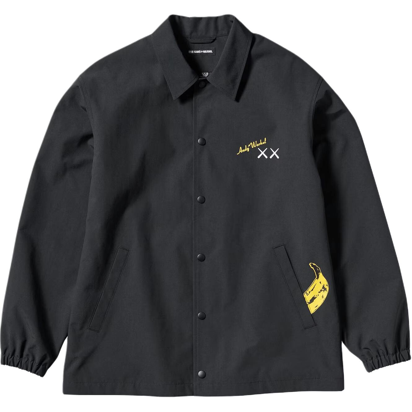 

Куртка KAWS X WARHOL Collaboration Unisex Black Uniqlo, черный