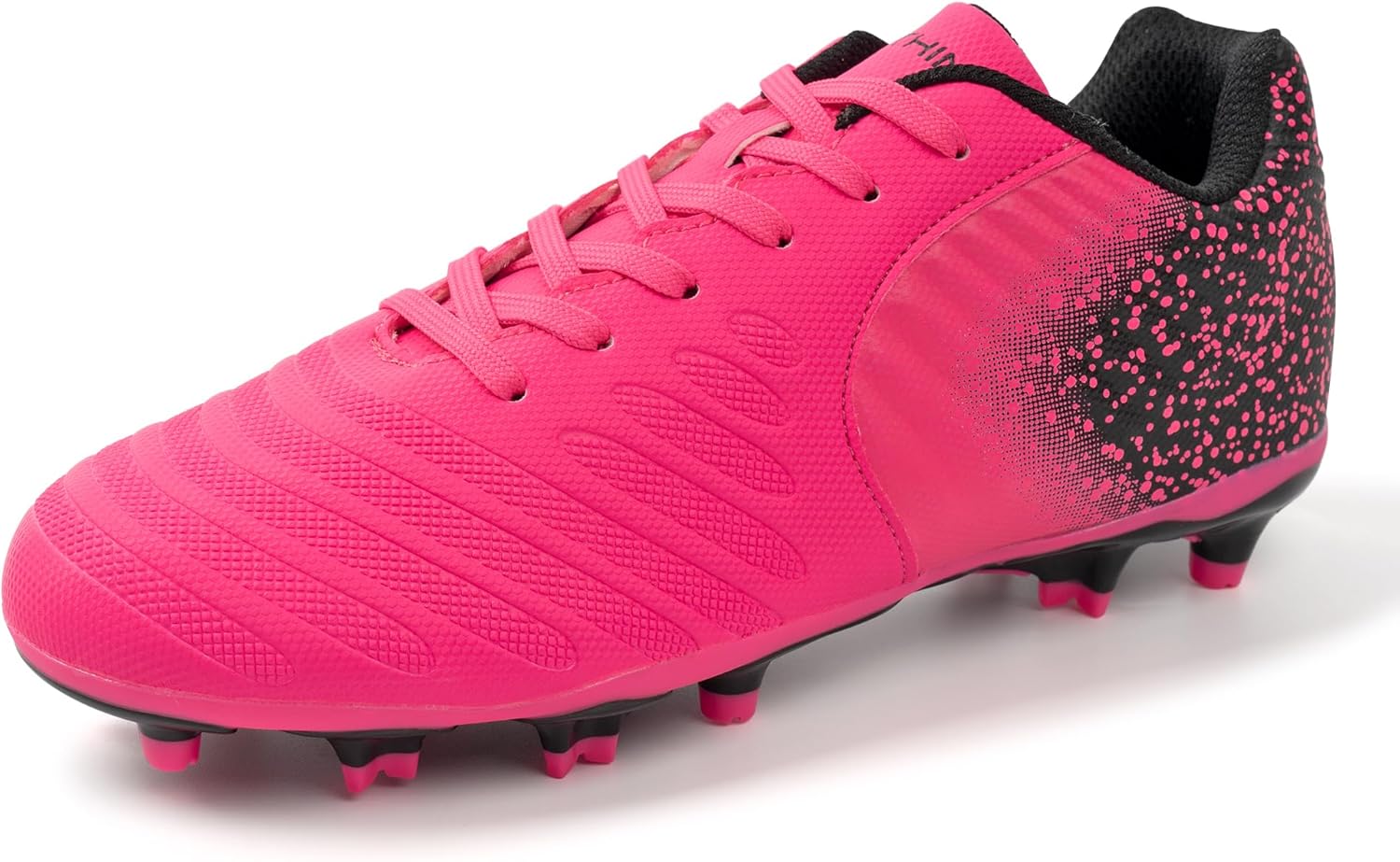 

Женские футбольные бутсы для твердого грунта, легкие унисекс футбольные кроссовки для взрослых, подходят для мужчин и женщин Feething, розовый