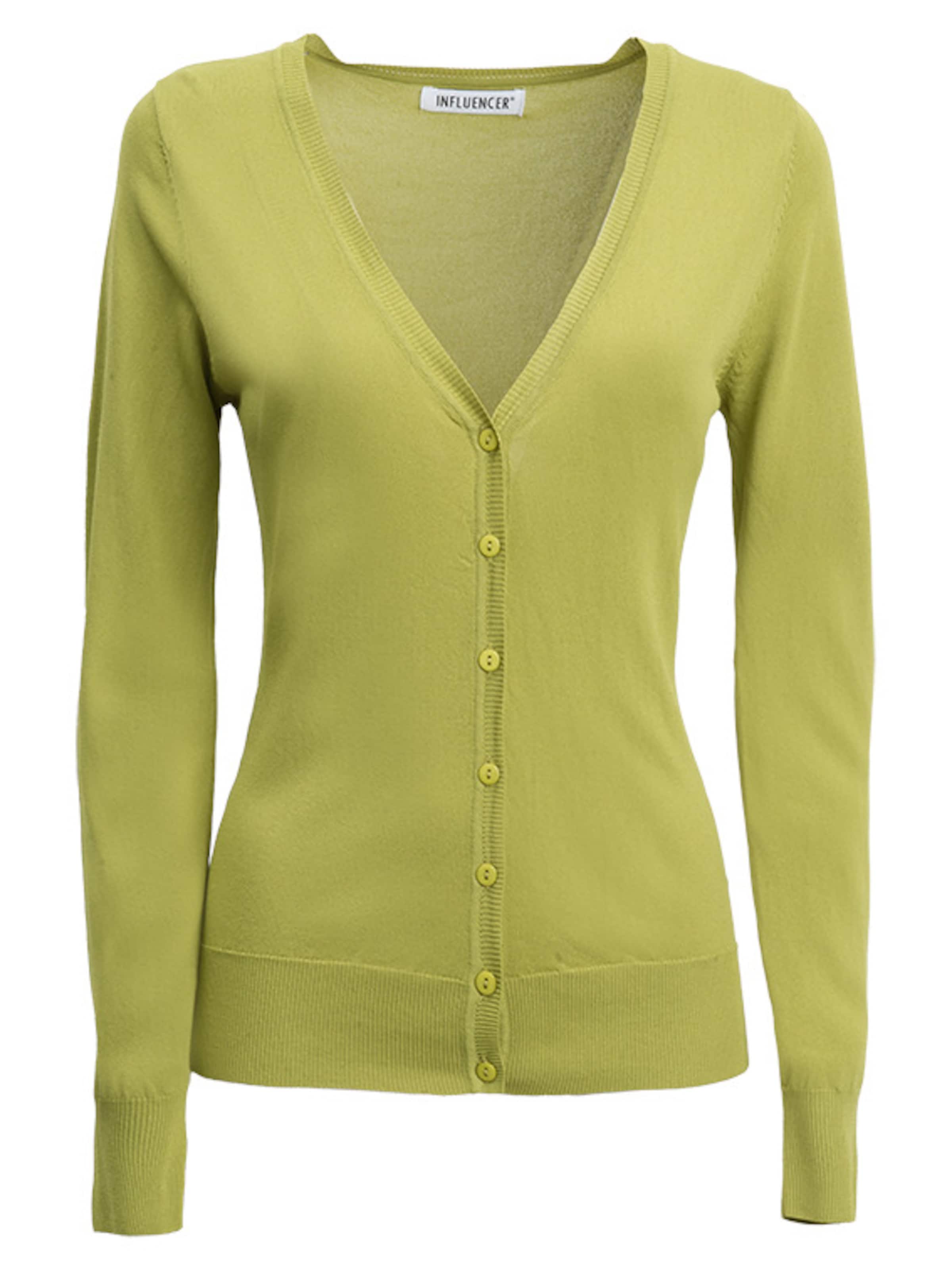 

Influencer Кардиган вязаный в оливковом цвете