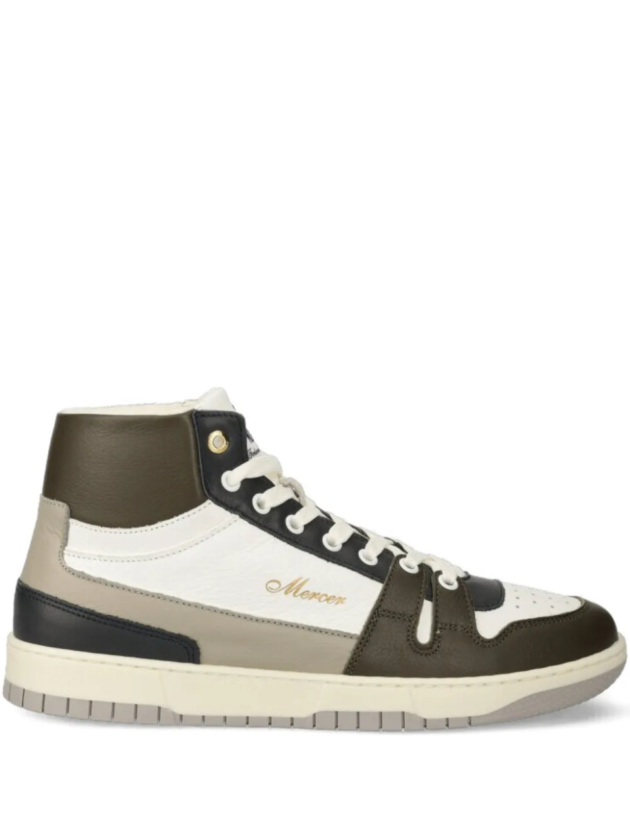 

Высокие кроссовки со вставками The Mercer Brand, белый