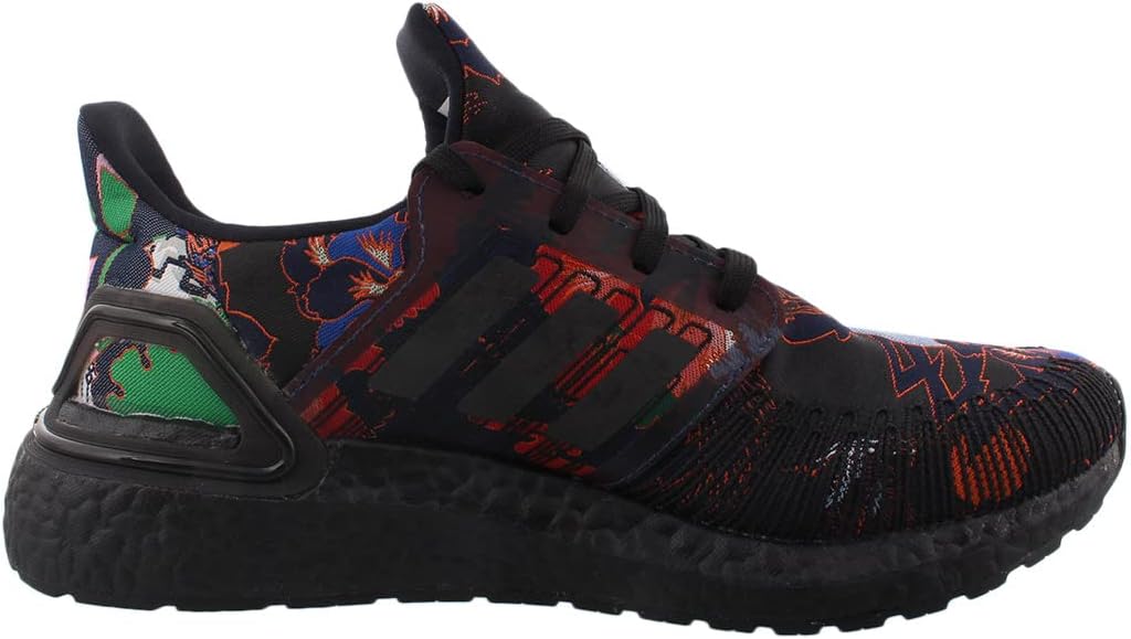 Мужские кроссовки Adidas Ultraboost 20, черный/красный/зеленый — фото 3