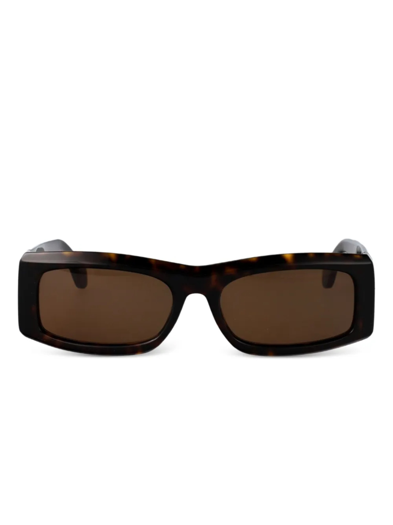 

Ferragamo солнцезащитные очки в прямоугольной оправе, коричневый