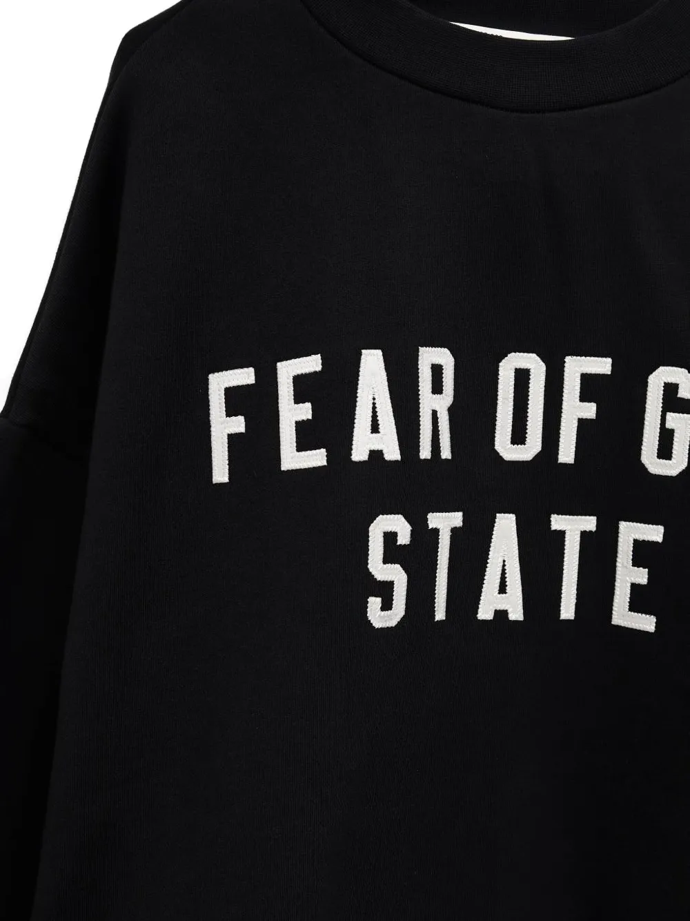 Толстовка с нашивкой-логотипом FEAR OF GOD ESSENTIALS, черный — фото 3