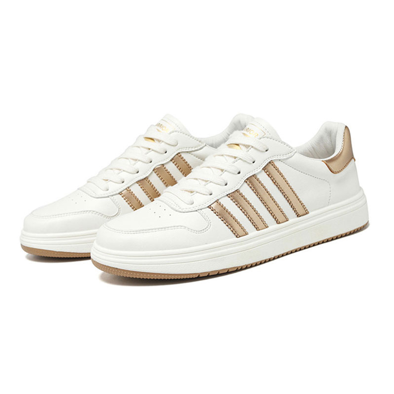 

Непромокаемые, легкие и дышащие низкие кроссовки для скейтбординга Unisex WARRIOR, бежевый золотой