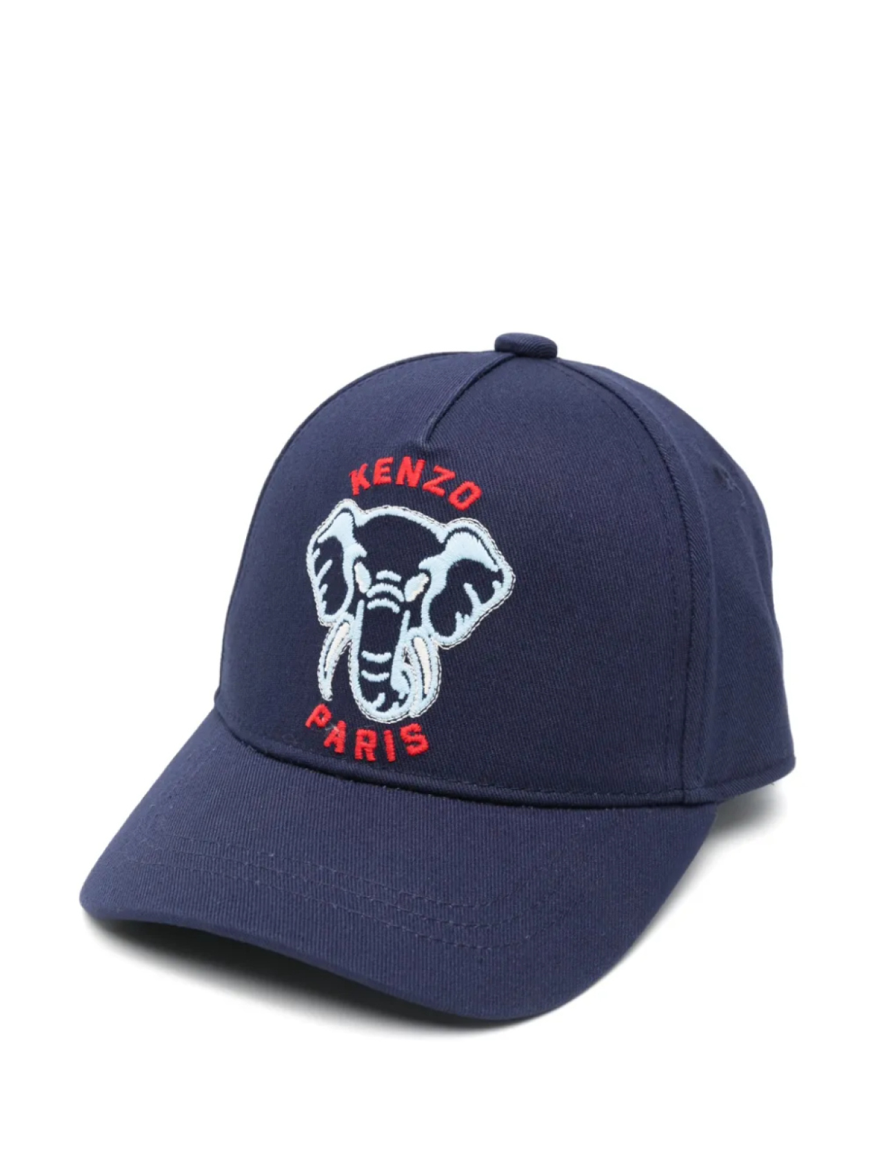 

Kenzo Kids кепка с вышитым логотипом, синий