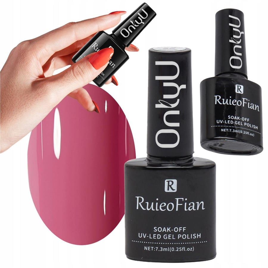 

ЛАК ДЛЯ НОГТЕЙ PEACH HYBRID WITH GLOSS UV POLISH OnlyU/L019
