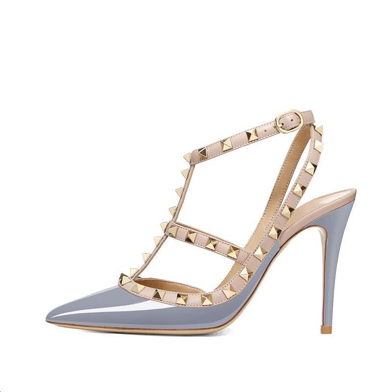 

Туфли женские на высоком каблуке Lukecsion, цвет Lacquered Haze Blue (8cm)