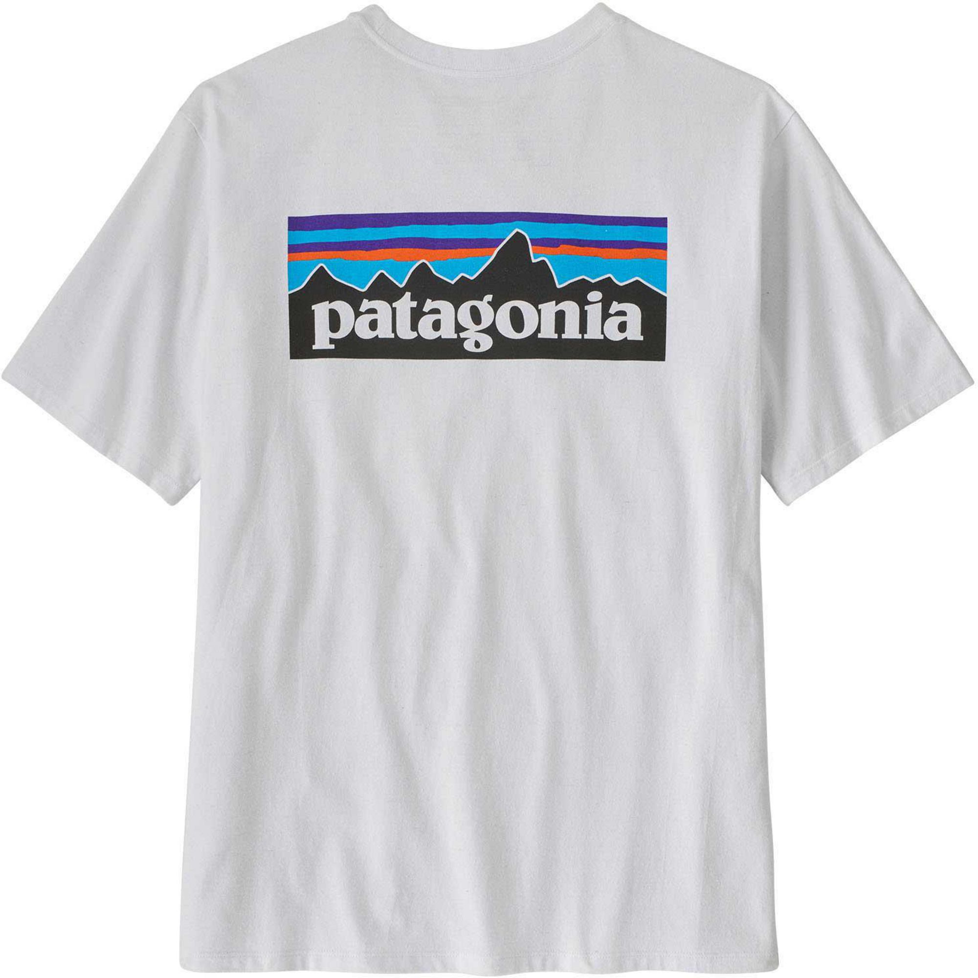 Мужская футболка с логотипом P-6 Responsibili. Patagonia, White — фото 3