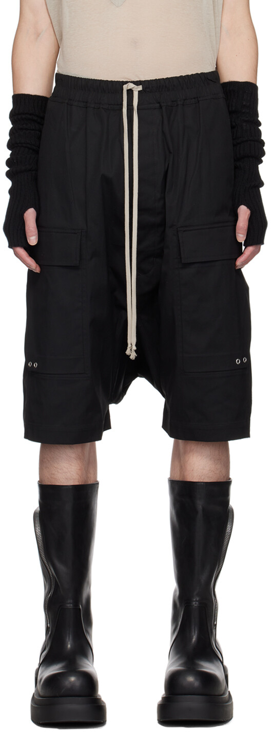 

Шорты Porterville Cargo Pods Rick Owens, черный