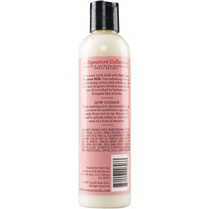 Увлажняющее молочко Curl Love Moisture Milk 240 мл Смягчающий несмываемый кондиционер с ароматом макадамии и ванили Camille Rose — фото 2