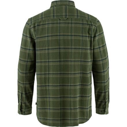 

Фланелевая рубашка Ovik Heavy мужская Fjallraven, цвет Deep Forest/Laurel Green