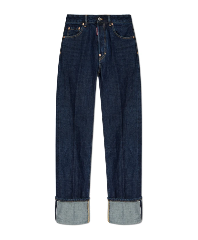 

Джинсы в стиле "томбой" Dsquared2, синий