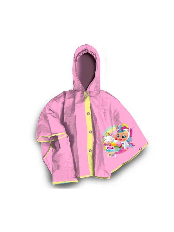 

Джинсовая куртка COFI 1453 Cry Babies Regenmantel Onesize Niedlicher Regenmantel regenreiche, розовый