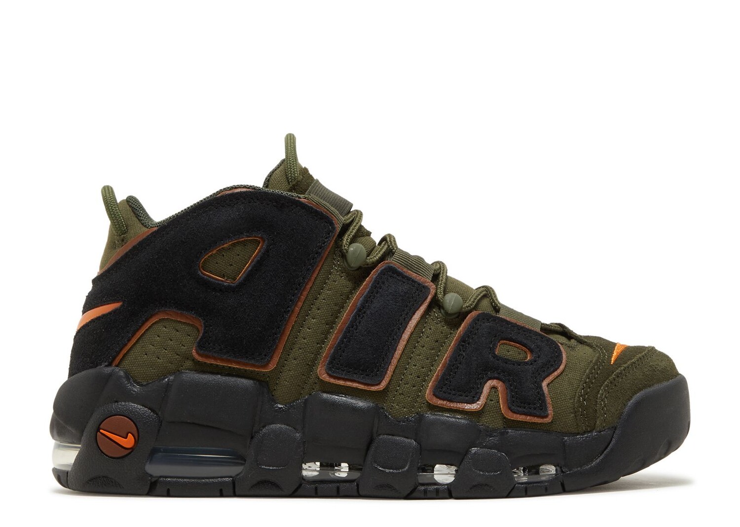 

Кроссовки Nike Air More Uptempo 96 'Cargo Khaki', зеленый