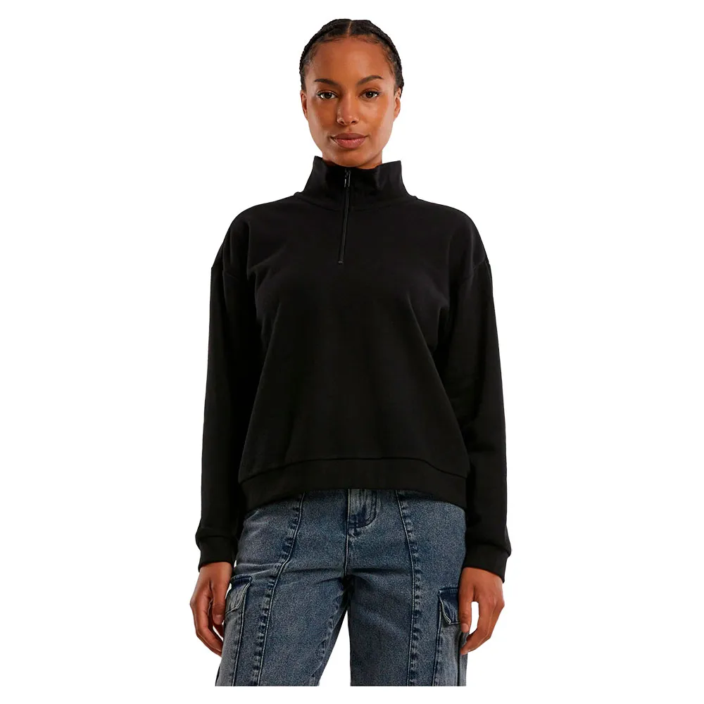 

Свитер Urban Classics Light Terry half zip, черный