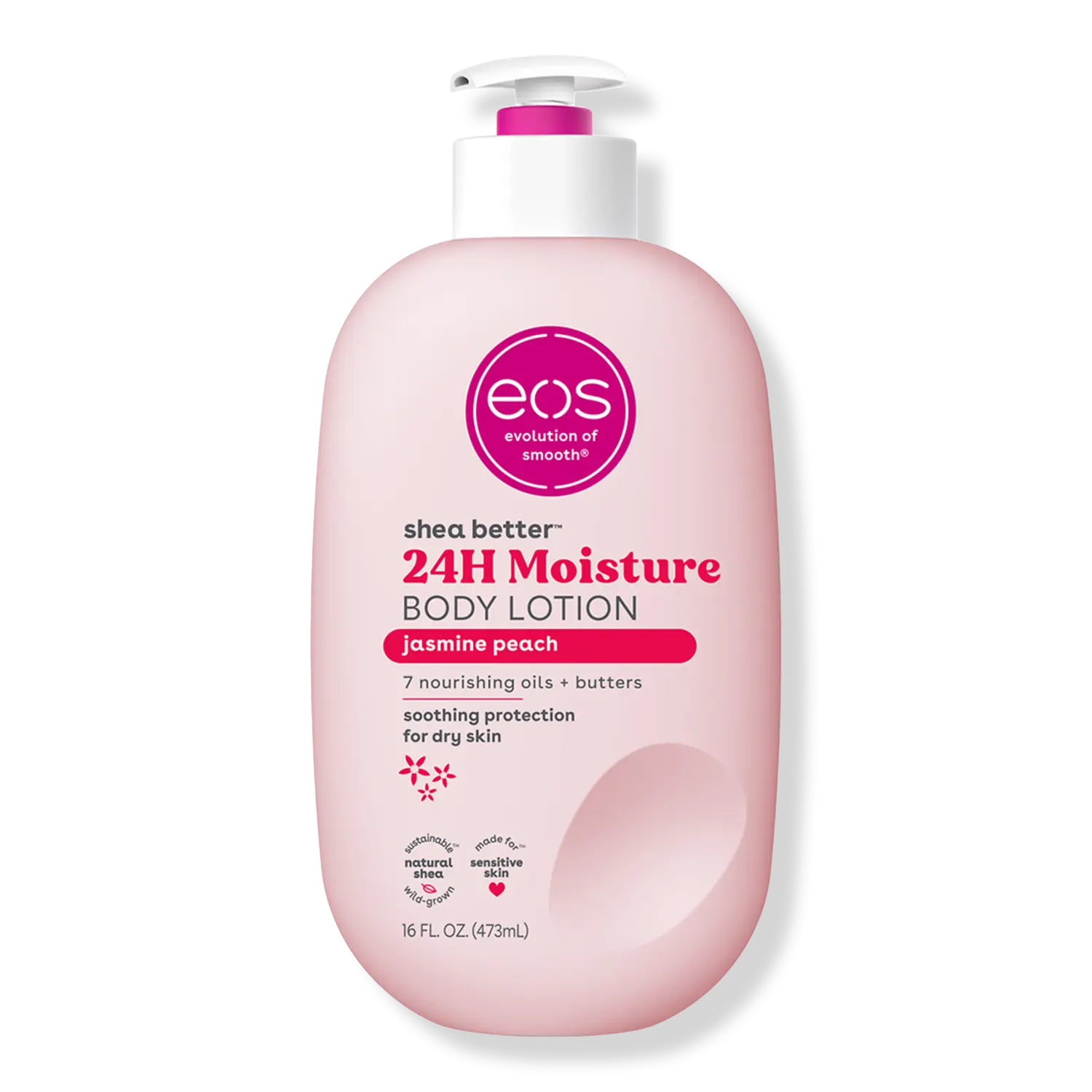 

Увлажняющий лосьон для тела Shea Better 24HR Eos, Jasmine Peach