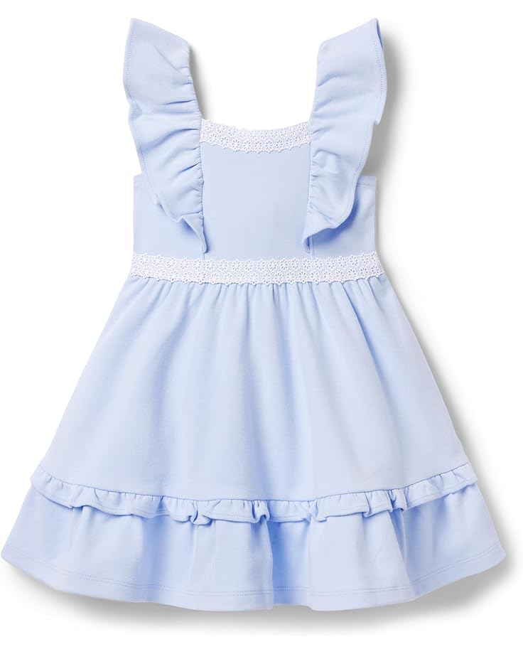 

Платье Janie and Jack Daisy Trim Ponte Dress, синий